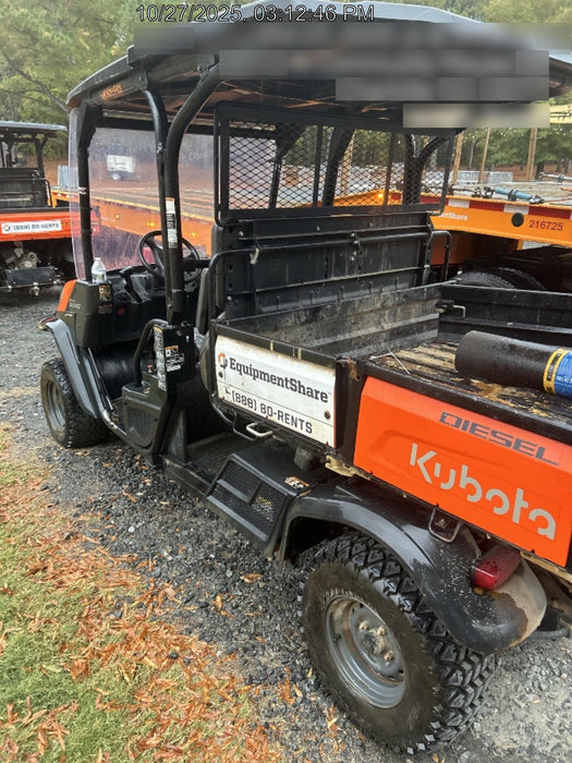 2021 Kubota RTV-X1140W-H Plastic Canopy, Windshield Acrylic Clear, LED Strobe Light, Wire Harness Kit, Back up Alarm