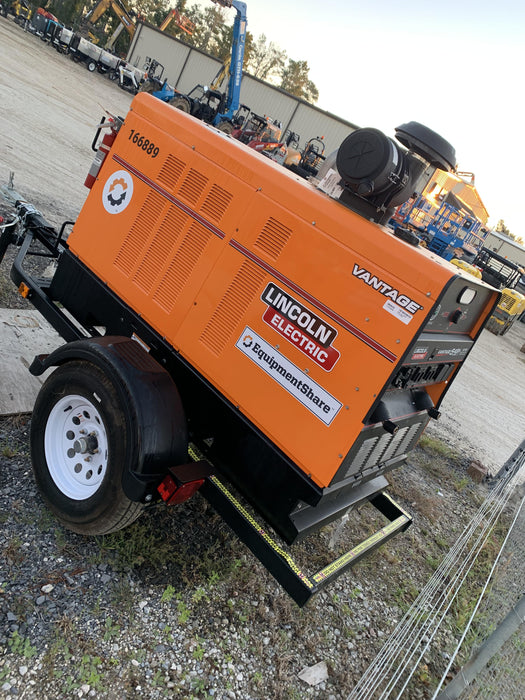 2021 Lincoln Electric Vantage 549X Ready Pak 3, ORANGE (includes trailer, cable rack, fender light kit)