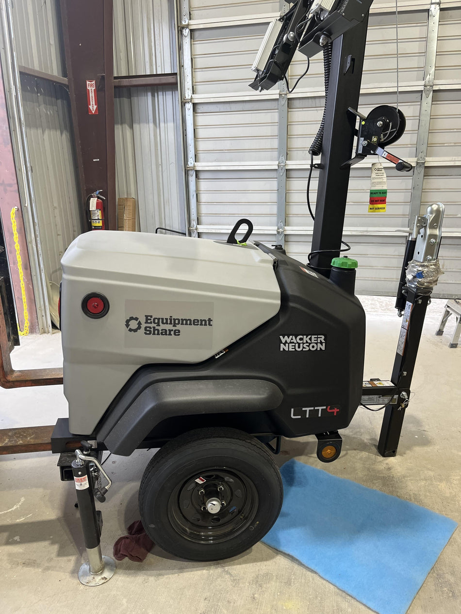 2024 Wacker Neuson LTT4 Diesel, Kohler KDW702, Deep Sea Controller, Auto Start, LED 320W, Bypass Outlet, T3