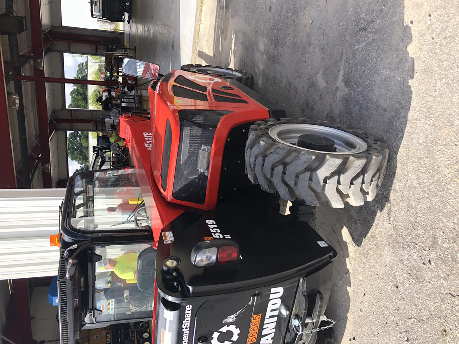 2020 Manitou MTA5519 Cab/Heat/Air, Solid Tires, Work Lights, Beacon, Aux Hydraulics, Back up Alarm, Mirrors, ES Keypad