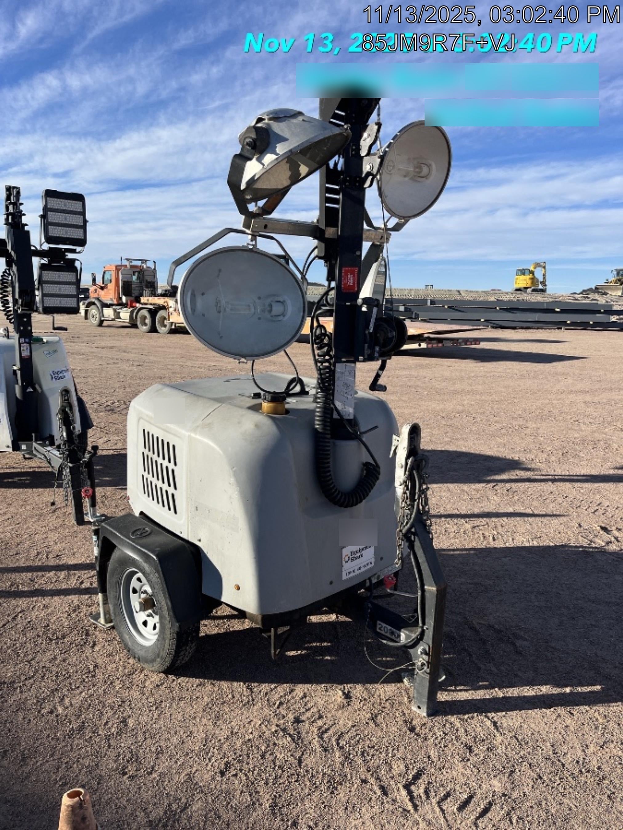 2018 Wacker Neuson LTV6L-MH Wacker Neuson LTV6L Mobile Light Tower w/Fuel Level Sensor Installed