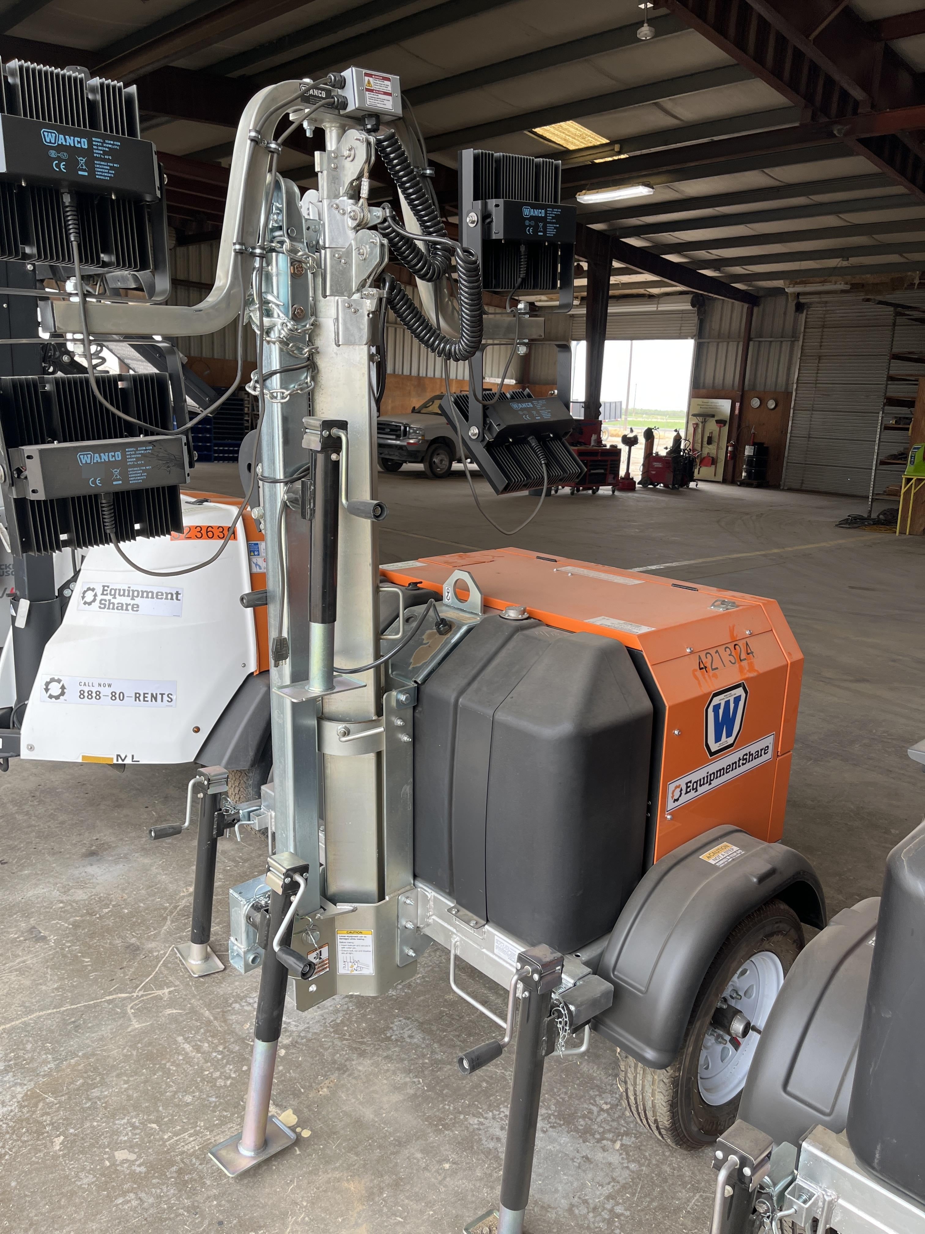 2024 Wanco WLTT-4MM4K Diesel, Deep Sea Controller, Shore Power Plug, Auto Start, (4) 350W LED Floodlights, 4kW Generator, 60 Gal Fuel Tank, 2" Ball, T3