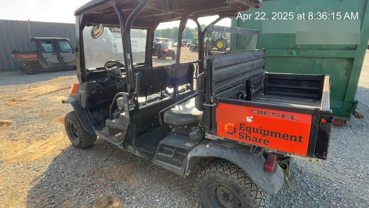 2019 Kubota RTV-X1140W-H 4wd Utility Cart, LED Strobe, Windshield Tempered Glass, Plastic Canopy, Wire Harness Kit, Backup Alarm