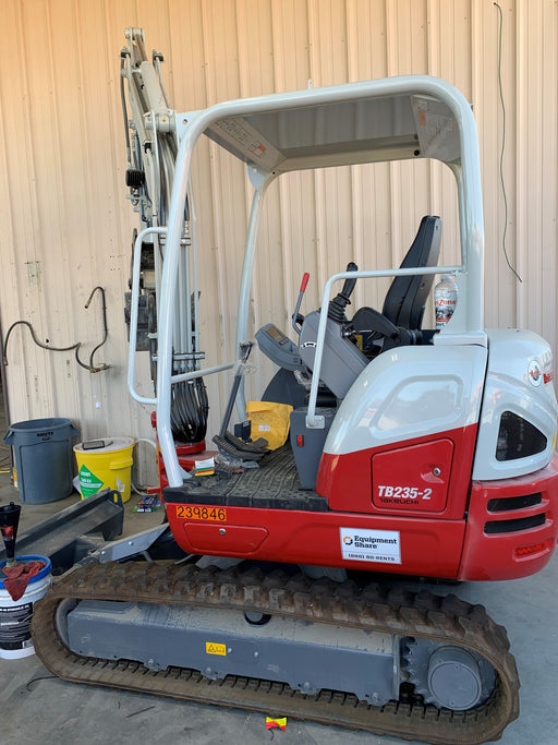 2022 Takeuchi TB235-2R Canopy, Rubber Tracks, Manual QC