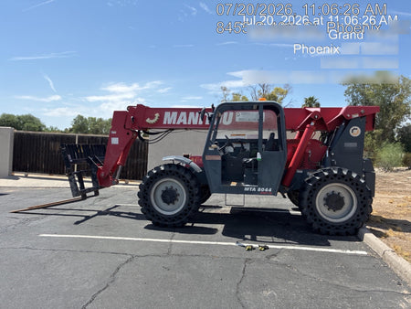 2018 Manitou MTA8044 MTA 8044 - 74 HP T4, Canopy, Worklights/Strobe, Beacon, 66" Carriage, 48" Forks, Solid Tires, Lift Hook, Aux Hydraulics