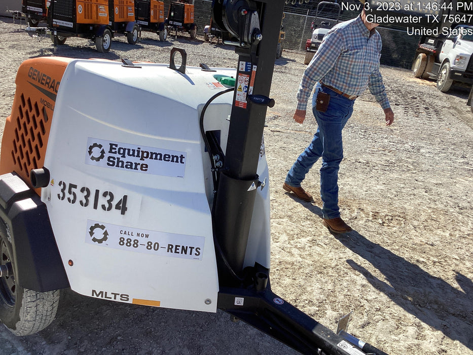 2023 Generac MLT2 Diesel, Flex Switch 120V Input, Powerzone Controller, (4) 320W LED Lights, 4kW Generator, 39.9 Gal Fuel Tank, 2" Ball, T3