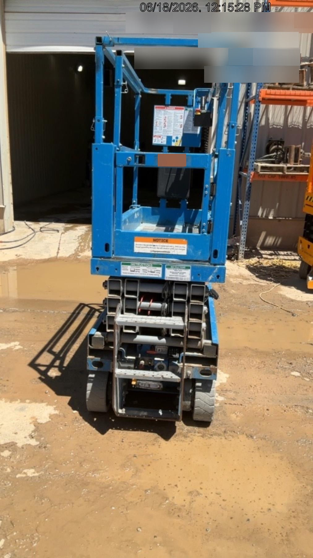 2020 Genie GS-1930 Solid Non Marking Tires, Beacon, Folding rails with half height swing gate