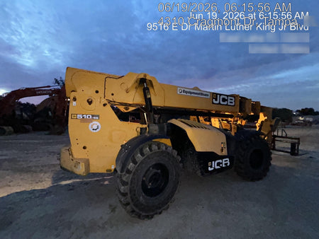2020 JCB 510-56 Canopy, Solid Tires, Work Lights, Beacon, Aux Hydraulics, Back up Alarm, Lifting Eye, ES Decals