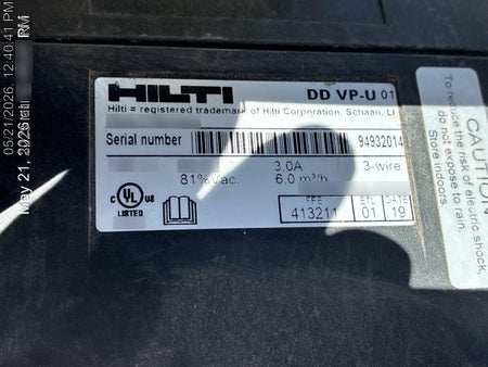 2020 HILTI DD-WMS 100