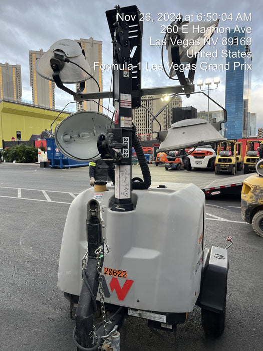 2018 Wacker Neuson LTV6L-MH Wacker Neuson LTV6L Mobile Light Tower w/Fuel Level Sensor Installed