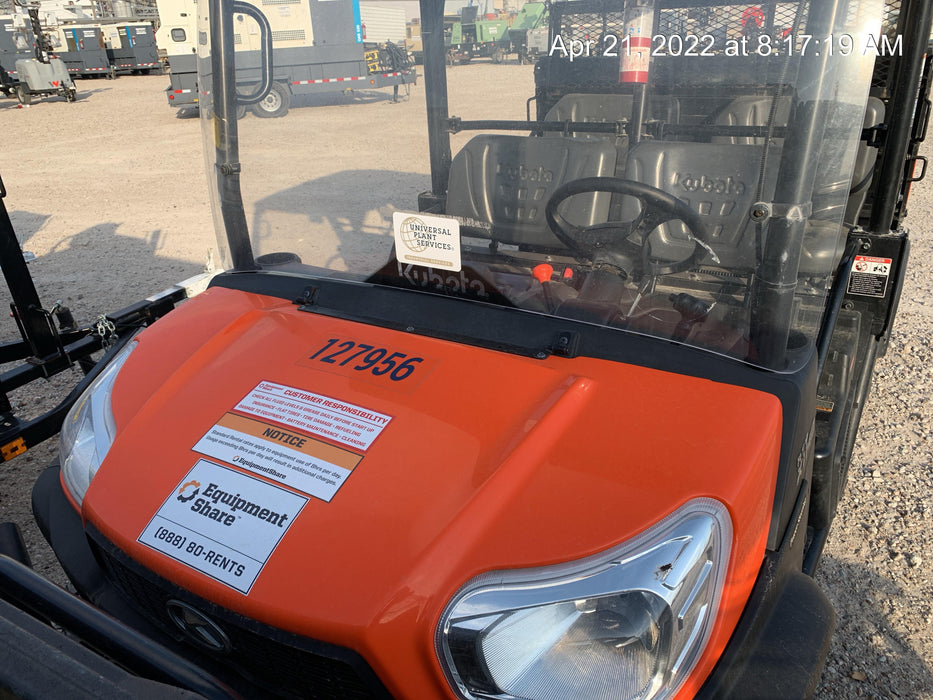 2021 Kubota RTV-X1140WL-H Canopy, Diesel, 4 Passanger, Windshield, Mirror, Backup Alarm, Beacon