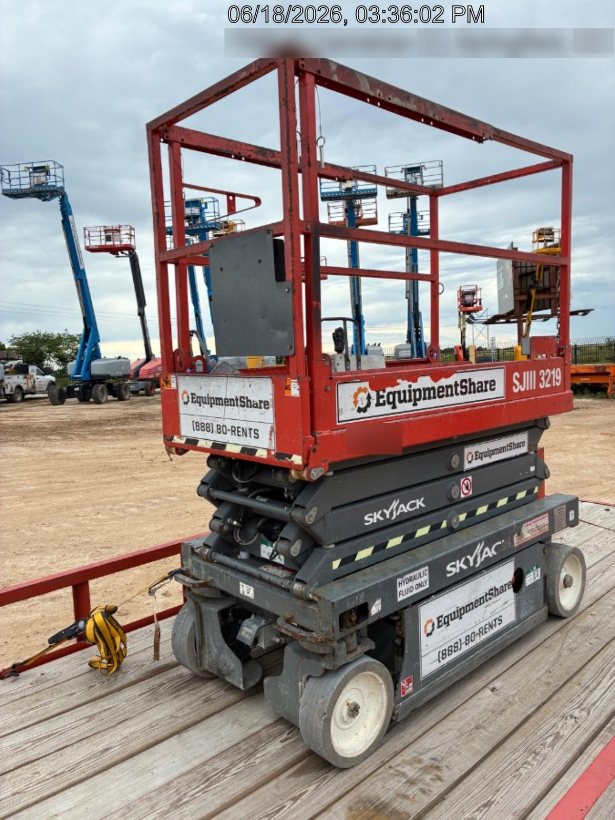 2019 Skyjack SJIII-3219 Standard Options, Trojan Batteries