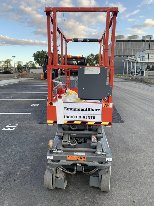 2020 Skyjack SJIII-3219 Solid NM Tires, Half height spring hinged entry gate, Dual Beacons, 800W Inverter