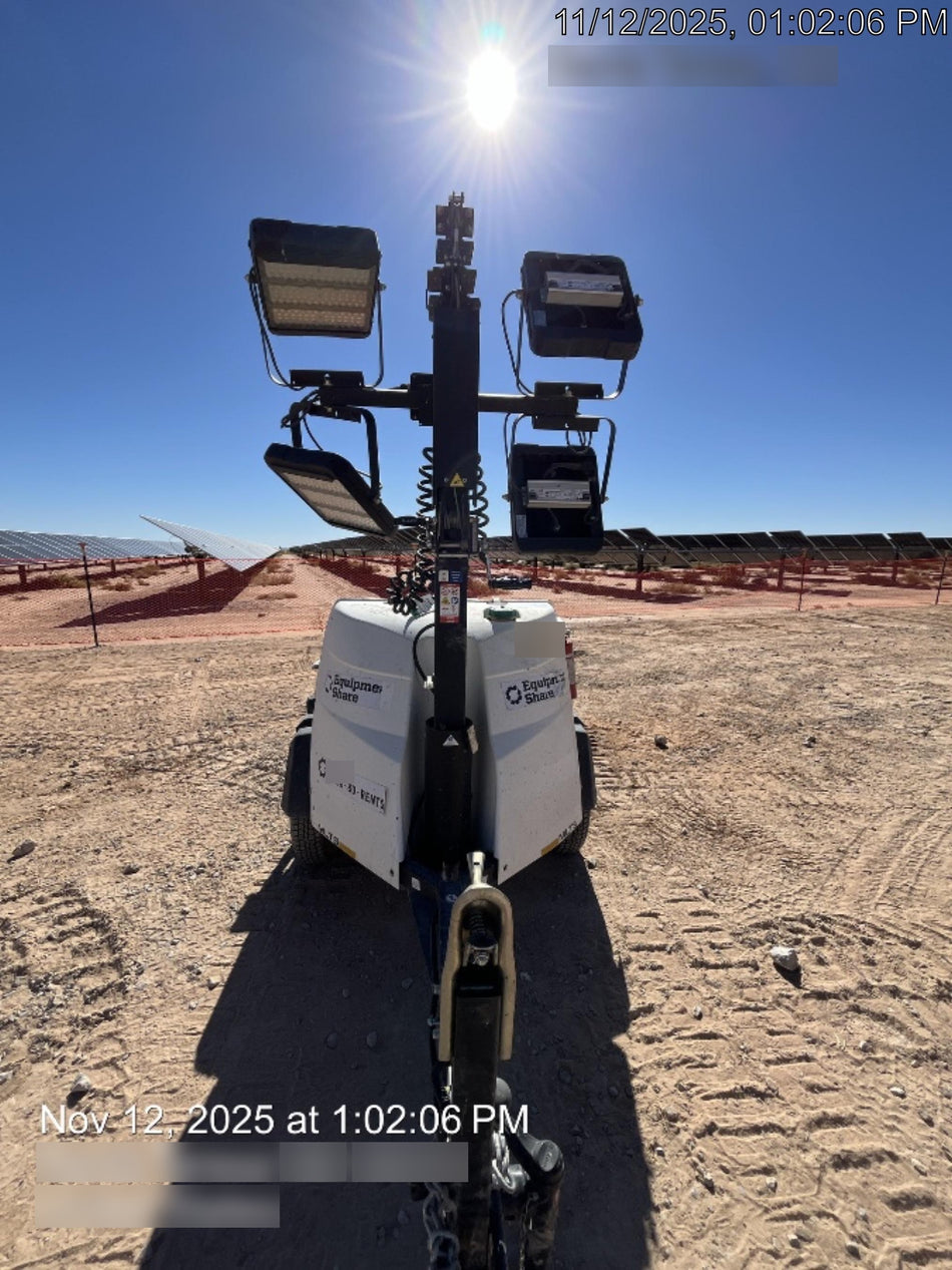 2024 Generac MLT2 Diesel, Flex Switch 120V Input, Powerzone Controller, 
(4) 320W LED Lights, 4kW Generator, 39.9 Gal Fuel Tank, 2" Ball, T3