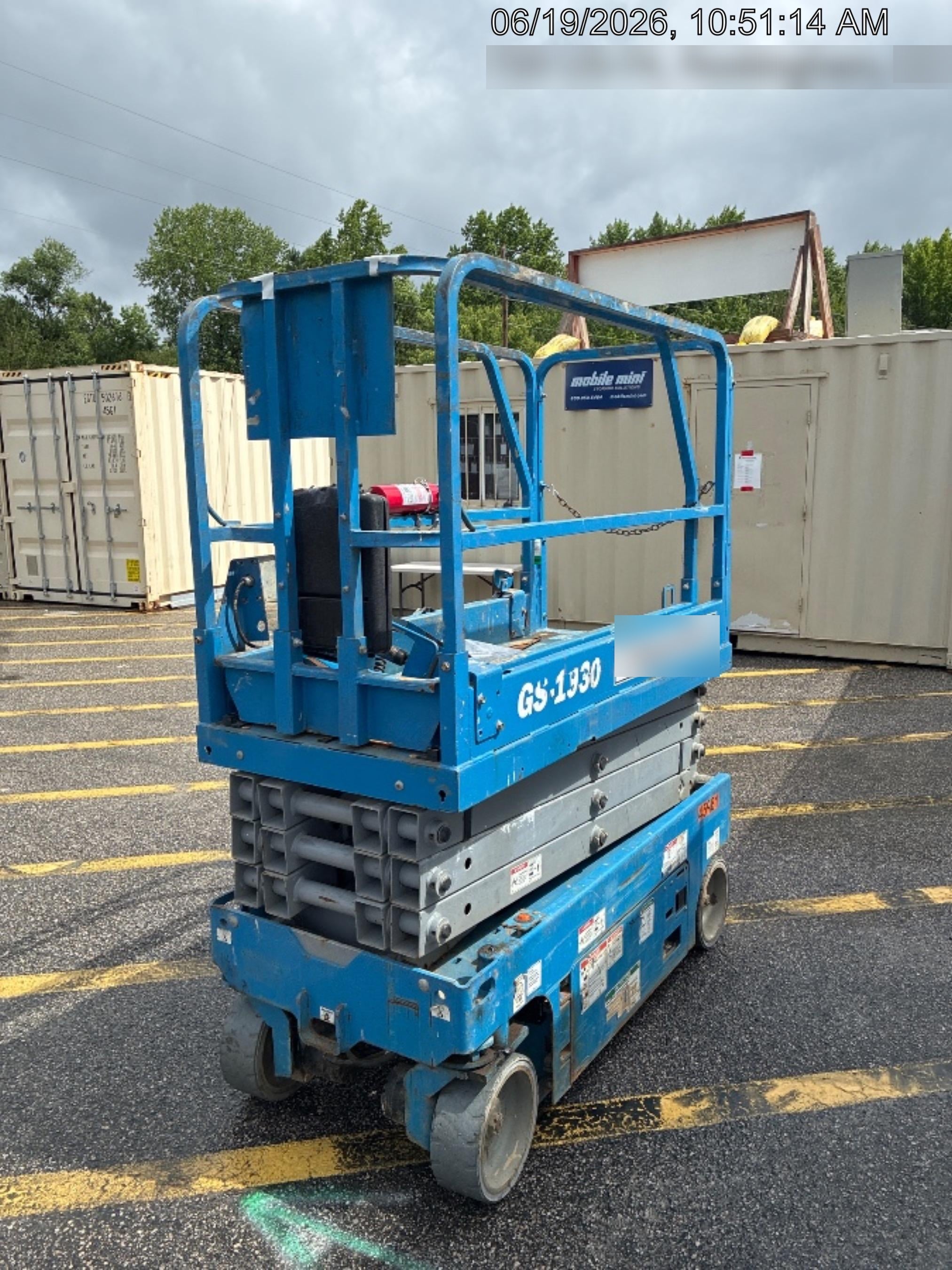2019 Genie GS-1930 Fixed rails with chain Entry