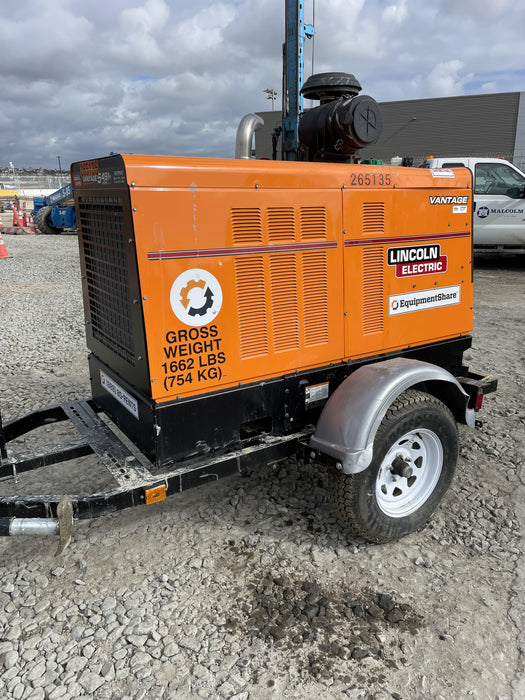 2022 Lincoln Electric Vantage 549X Crosslink Technology, Trailer Mounted, ES Decals, T3