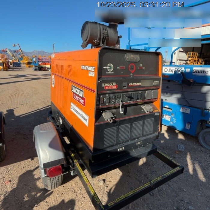 2022 Lincoln Electric Vantage 549X Crosslink Technology, Trailer Mounted, ES Decals, T3