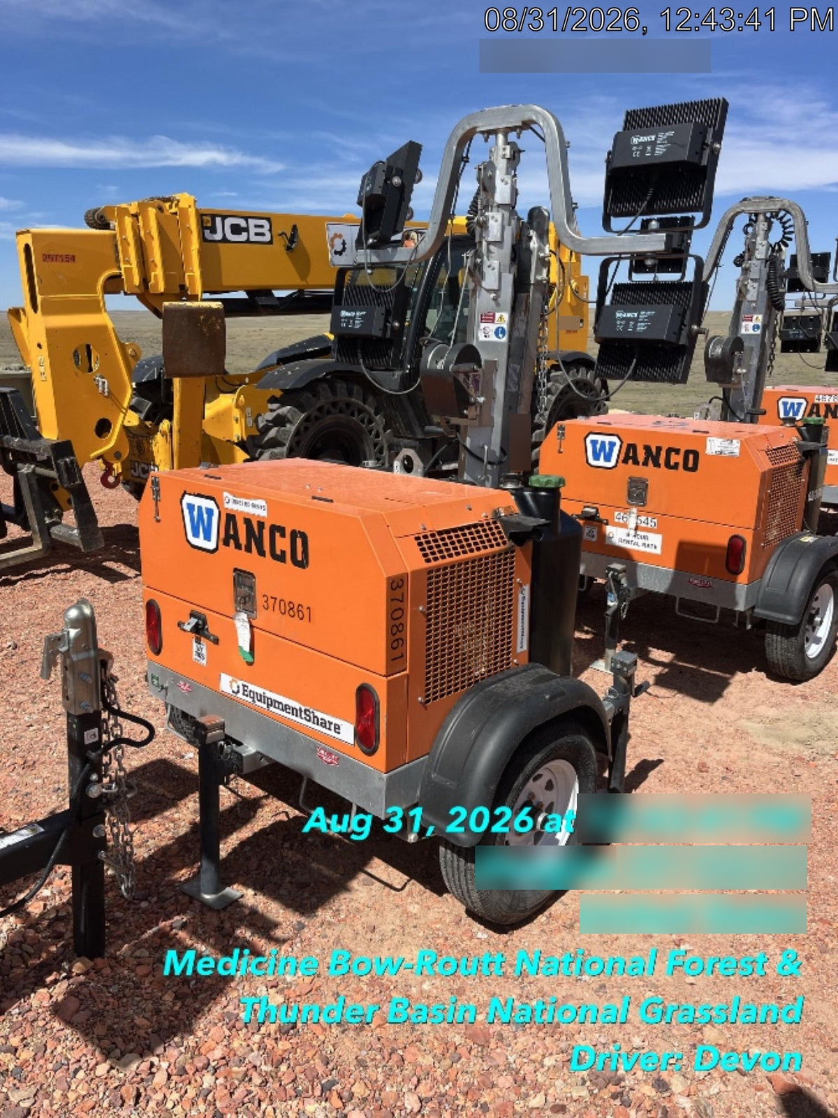 2023 Wanco WLTT-4MM4K Diesel, Deep Sea Controller, Shore Power Plug, Auto Start, (4) 350W LED Floodlights, 4kW Generator, 60 Gal Fuel Tank, 2" Ball, T3
