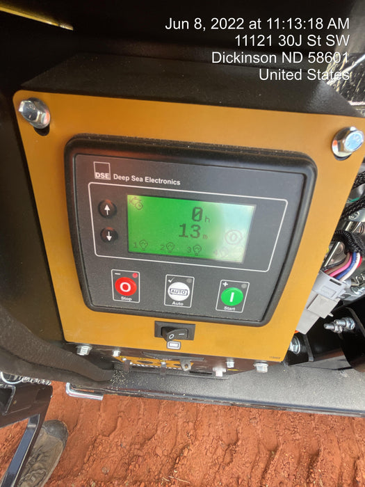 2022 Allmand NLV3GR (4) LED Light Fixture 350W, 23' Vertical Mast, 3kW Prime, Towable, Deep Sea L401, Leveling Jacks, Yanmar T4F 5.8hp