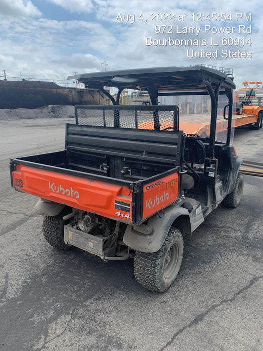 2022 Kubota RTV-X1140W-H Plastic Canopy, Windshield Acrylic Clear, LED Strobe Light, Wire Harness Kit, Back up Alarm