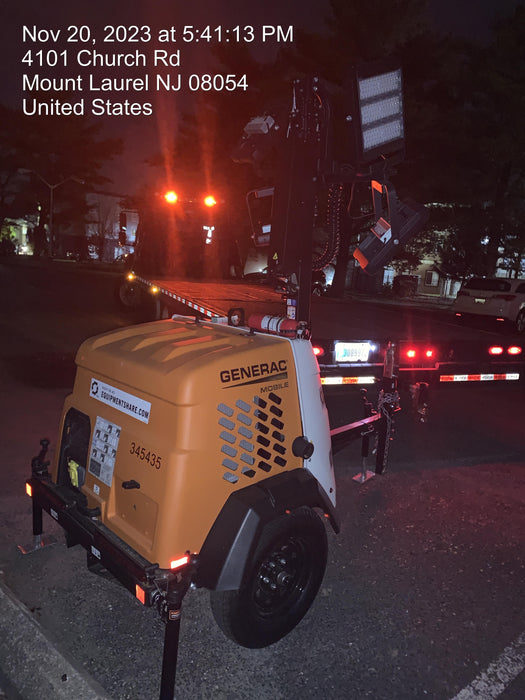 2023 Generac MLT2 Diesel, Flex Switch 120V Input, Powerzone Controller, (4) 320W LED Lights, 4kW Generator, 39.9 Gal Fuel Tank, 2" Ball, T3