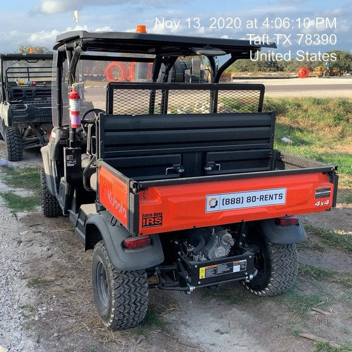 2020 Kubota RTV-X1140 4 Seat UTV, 4WD, Canopy, Standard Rental Spec