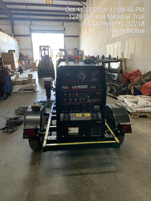 2024 Lincoln Electric LE400 Kubota V1505, Trlr, Cable Rack, Light Kit, ES Decals, T3