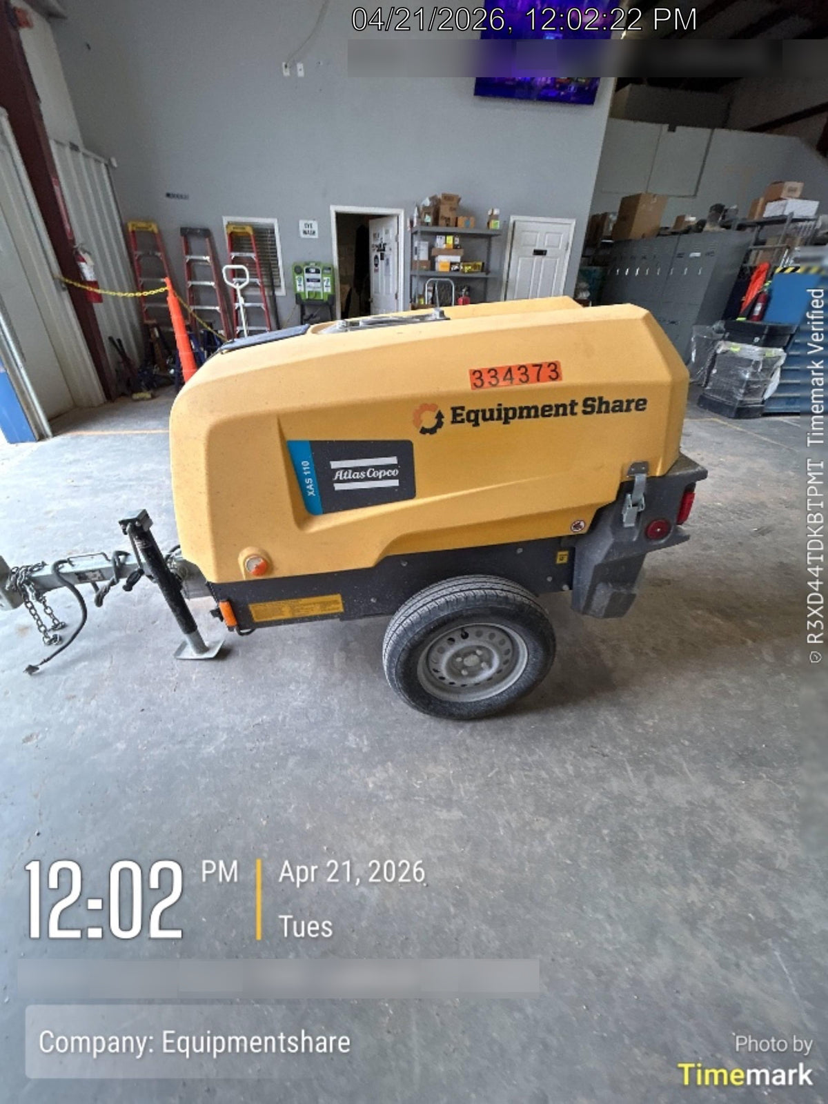 2023 ATLAS COPCO XAS 110