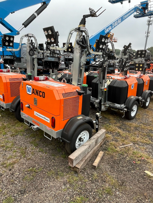 2024 Wanco WLTT-4MM4K Diesel, Deep Sea Controller, Shore Power Plug, Auto Start, (4) 350W LED Floodlights, 4kW Generator, 60 Gal Fuel Tank, 2" Ball, T3