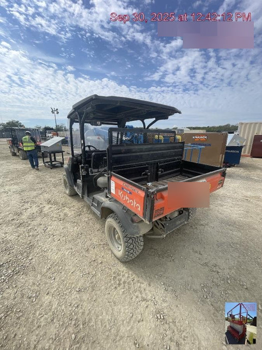 2022 Kubota RTV-X1140W-H Plastic Canopy, Windshield Acrylic Clear, LED Strobe Light, Wire Harness Kit, Back up Alarm