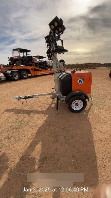 2024 Wanco WLTT-4MM4K Diesel, Deep Sea Controller, Shore Power Plug, Auto Start, (4) 350W LED Floodlights, 4kW Generator, 60 Gal Fuel Tank, 2" Ball, T3