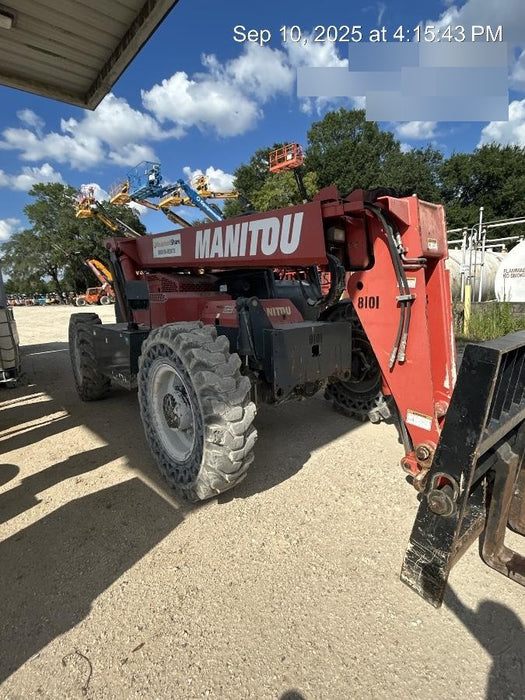 2018 Manitou 12042 Manitou MTA 12042 w/Cab/Heat/AC, Work Lights/Strobe, Aux Hyd, Solid Tires, Lift Hook, 66" Carriage, 72" Forks