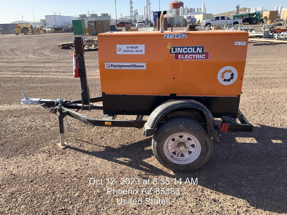 2022 Lincoln Electric LE400 Kubota V1505, Trlr, Cable Rack, Light Kit, ES Decals, T3