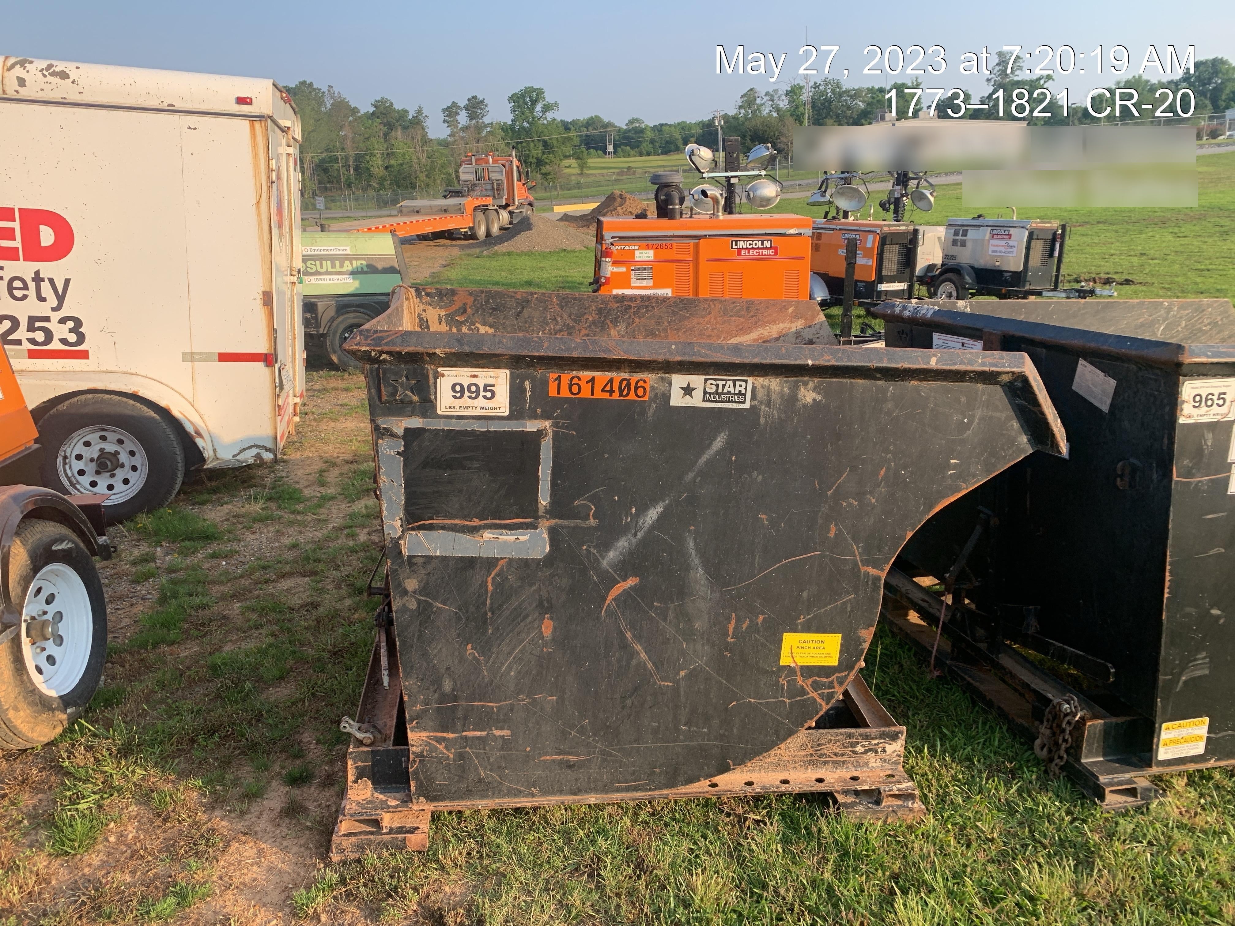 2021 STAR INDUSTRIES M-1820 - Self-Dump Hopper
