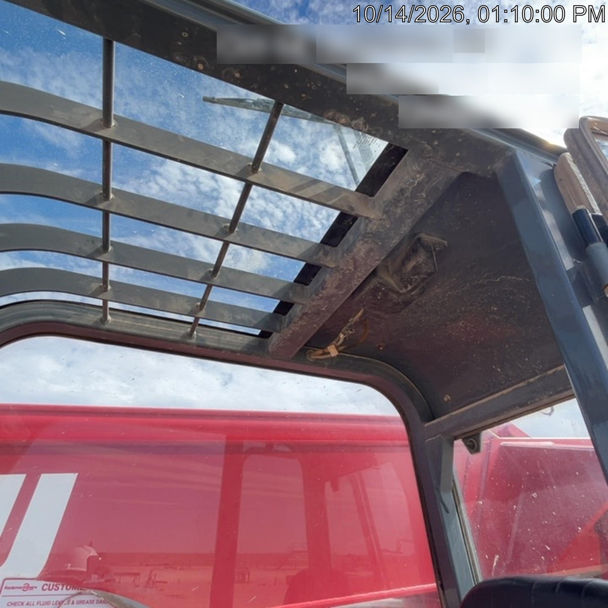 2018 Manitou MTA10055 Manitou MTA 10055 (open ROPS) w/Cab/Heat/AC, Work Lights/Strobe, Aux Hyd, Solid Tires, Lift Hook, 66" Carriage, 60" Forks