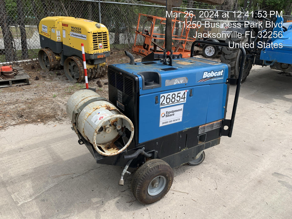 2019 Miller Electric BOBCAT 250 LP/Propane, Running Gear, Tank Bracket, Hose