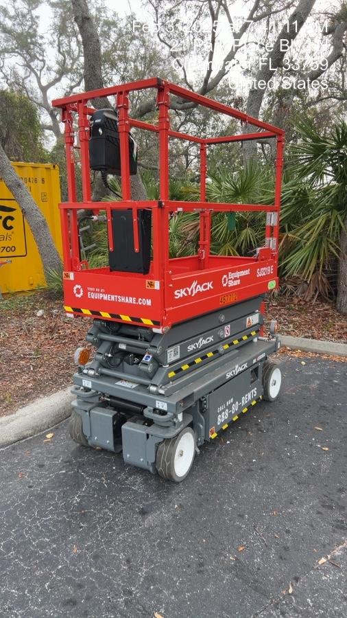 2024 Skyjack SJ3219 Electric Drive, Sld NM Tires, DBcns, RFRails, Power to Platform, T3 + Access Control