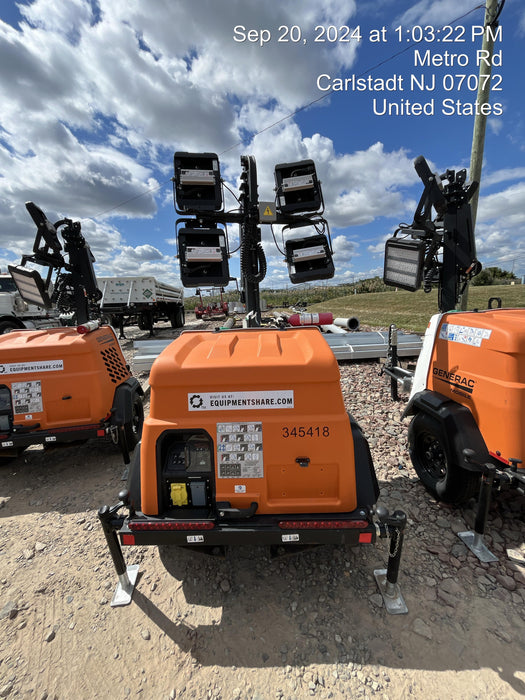 2023 Generac MLT2 Diesel, Flex Switch 120V Input, Powerzone Controller, (4) 320W LED Lights, 4kW Generator, 39.9 Gal Fuel Tank, 2" Ball, T3