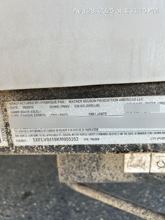 2019 WACKER NEUSON LTV6K-LED