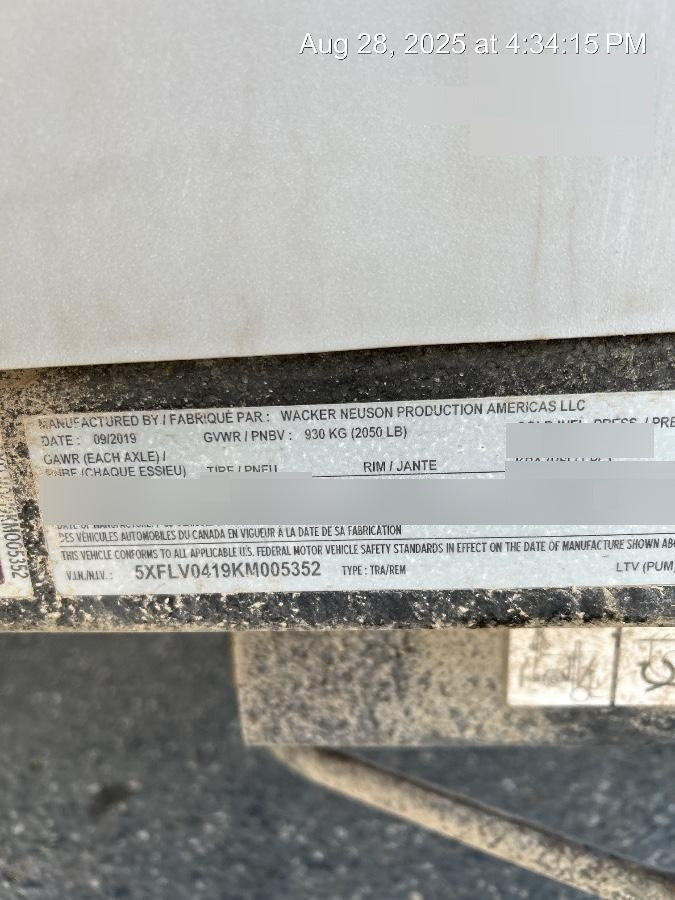 2019 WACKER NEUSON LTV6K-LED