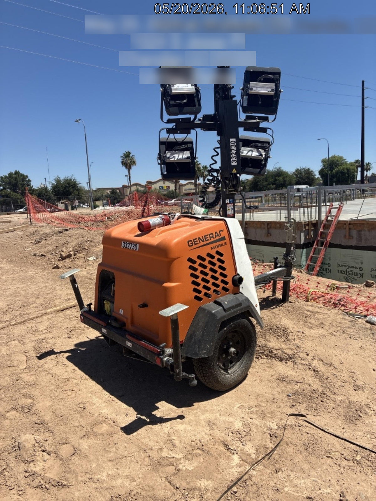 2023 Generac MLT2 Diesel, Flex Switch 120V Input, Powerzone Controller, (4) 320W LED Lights, 4kW Generator, 39.9 Gal Fuel Tank, 2" Ball, T3