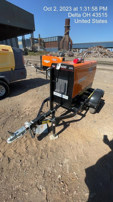 2022 Lincoln Electric LE400 Kubota V1505, Trlr, Cable Rack, Light Kit, ES Decals, T3