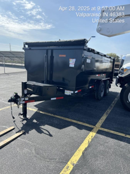 2024 TEXAS PRIDE TRAILERS 14'L x 7'W 5 Cu Yd Trunnion Hydraulic Dump