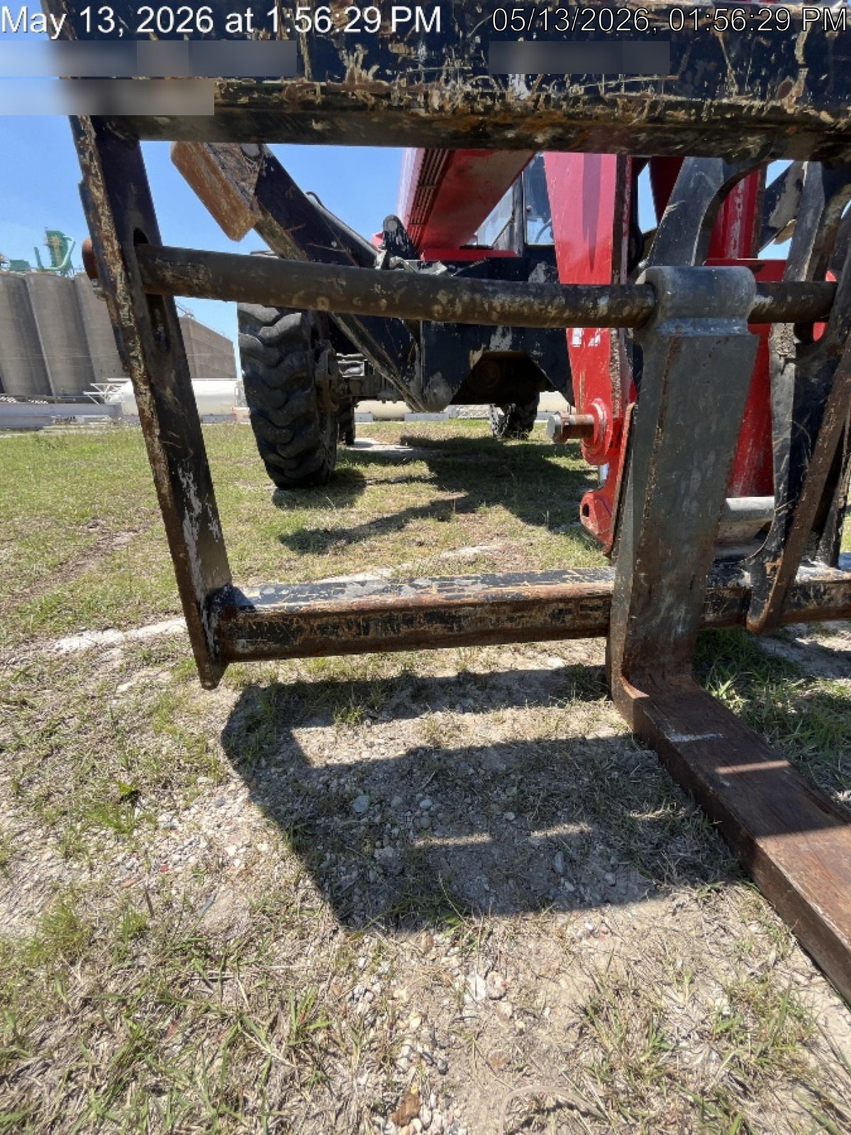 2019 Manitou MTA10055 Cab/Heat/Air, 120 HP, Solid Tires, Work Lights, Lift Hook, Auxiliary Hydraulics 66" Carriage and 60" Forks