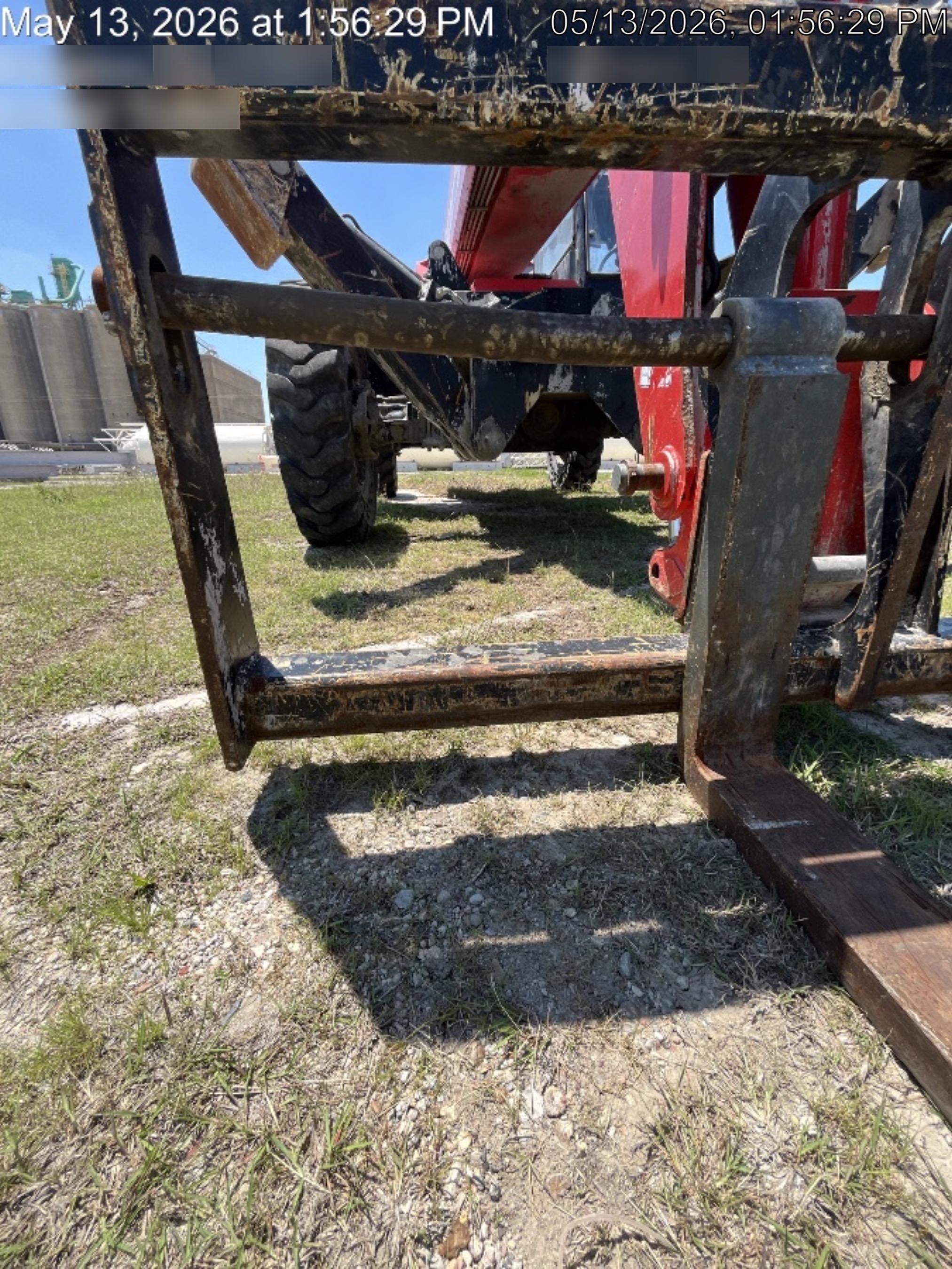 2019 Manitou MTA10055 Cab/Heat/Air, 120 HP, Solid Tires, Work Lights, Lift Hook, Auxiliary Hydraulics 66" Carriage and 60" Forks