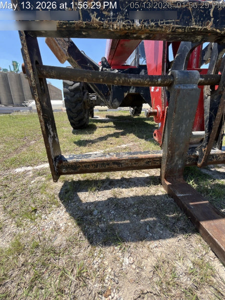 2019 Manitou MTA10055 Cab/Heat/Air, 120 HP, Solid Tires, Work Lights, Lift Hook, Auxiliary Hydraulics 66" Carriage and 60" Forks