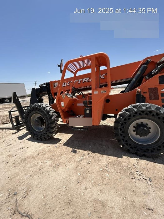 2018 Skytrak 10054 Skytrak 10054 10K Telehandler w/Open ROPS Solid Tires, LED Work Lights, Rotating Beacon, 60" Carriage/60" Forks