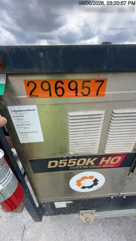 2023 MILLER ELECTRIC D550K HO