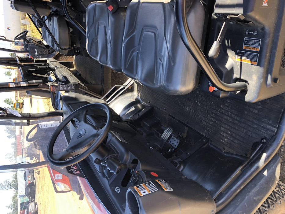 2020 Kubota RTV-X1140W-H 4WD utility cart -LED strobe -Windshield tempered glass -Plastic canopy -Wire harness kit -Backup alarm