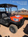2022 Kubota RTV-X1140W-H Plastic Canopy, Windshield Acrylic Clear, LED Strobe Light, Wire Harness Kit, Back up Alarm